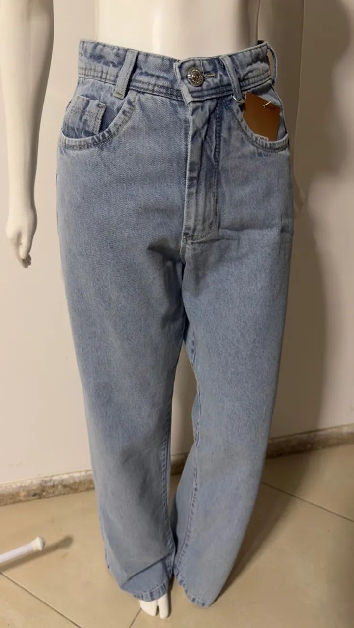 Calça feminina wide leg 36