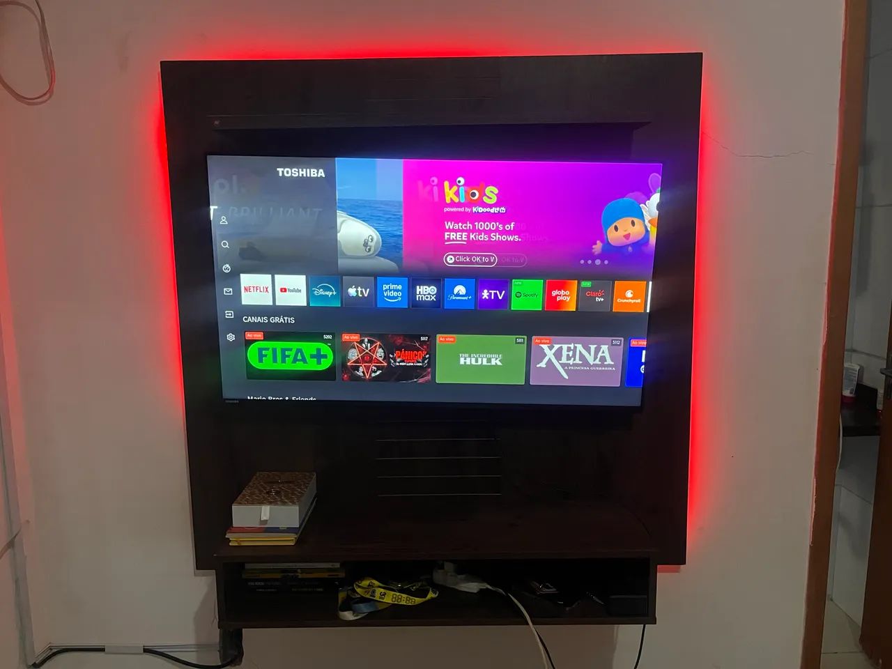 Tv Smart 43 Polegadas Toshiba Com Painel E Led Inteligente