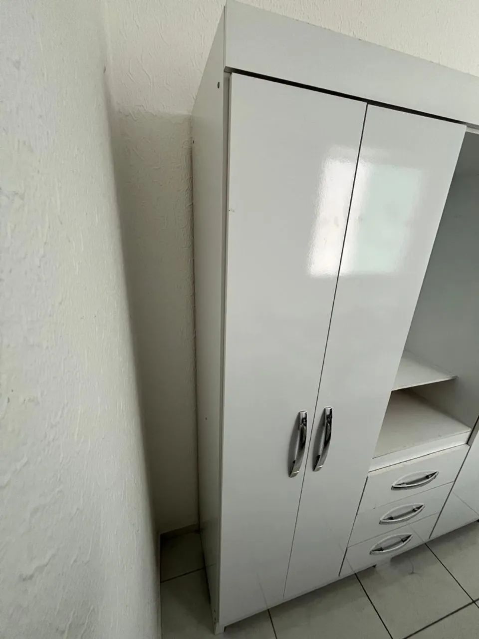 Guarda Roupa Casal (Branco) - Foto 3
