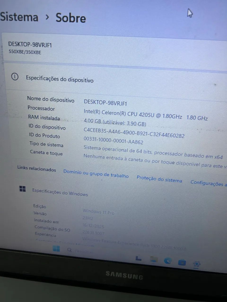Vendo notebook Samsung  - Foto 2