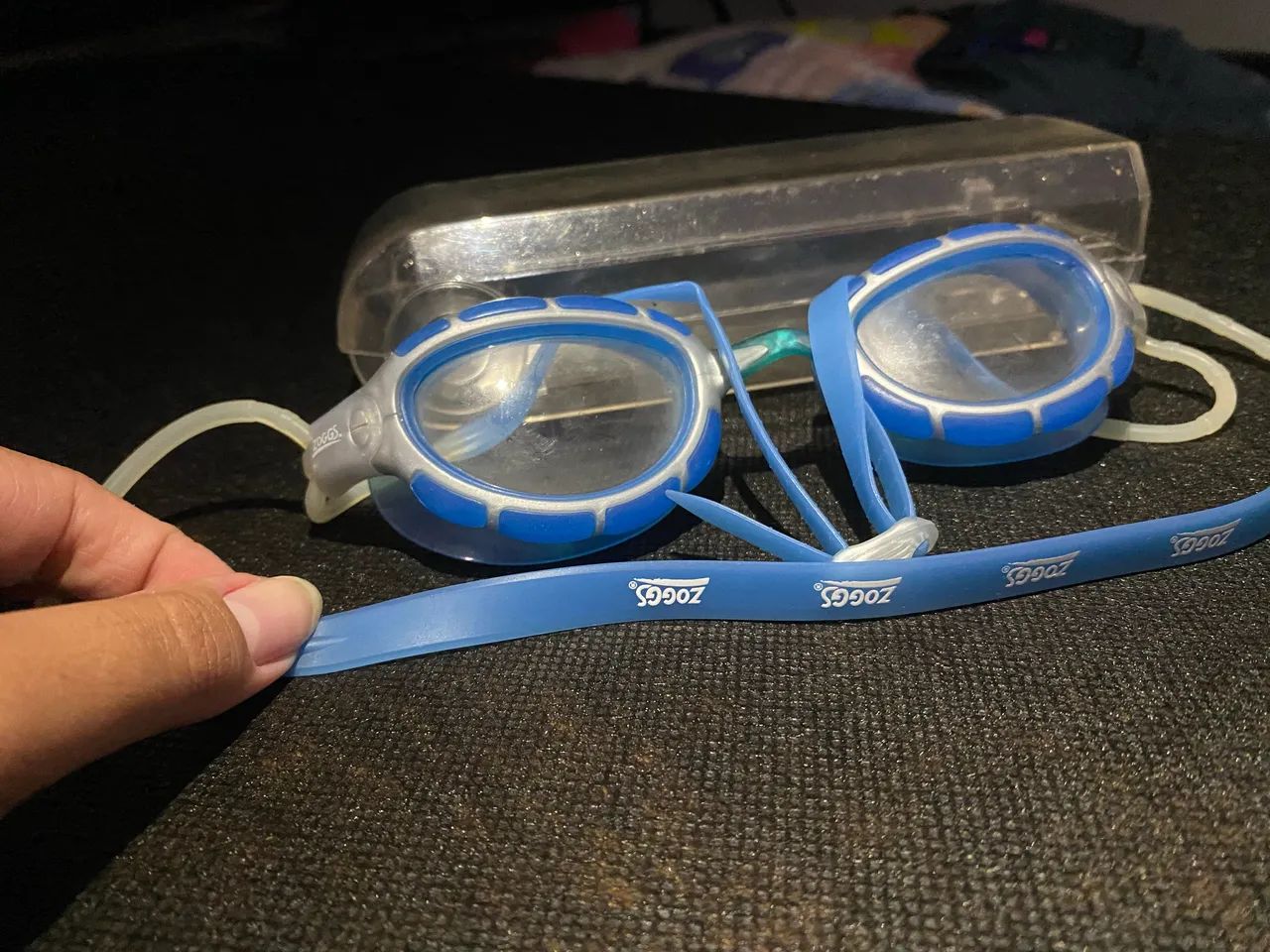 涼 Óculos Natação Zoggs Predator Azul Antiembaçante Proteção UV