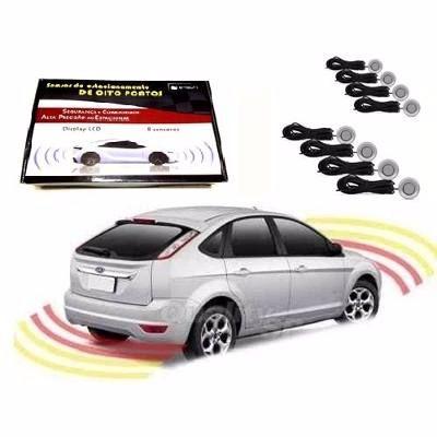 Sensor De Ré Estacionamento 8 Pontos Diant.e Tras. Visor Lcd