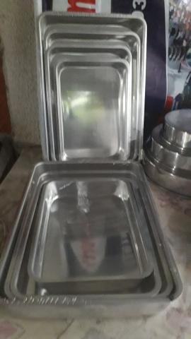 Jogo de forma quadrada ALUMÍNIO - Foto 2