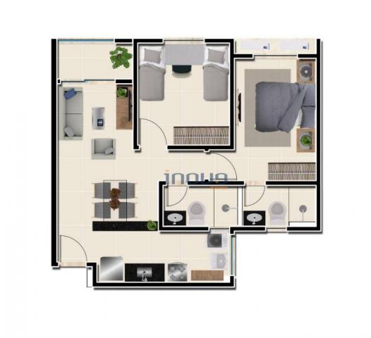 Reserva Natura - Apartamento com 2 dormitórios à venda, 55 m² por R$ 156.350 - Lagoa Redon - Foto 4