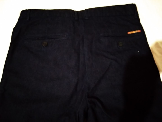 calça jeans social preta