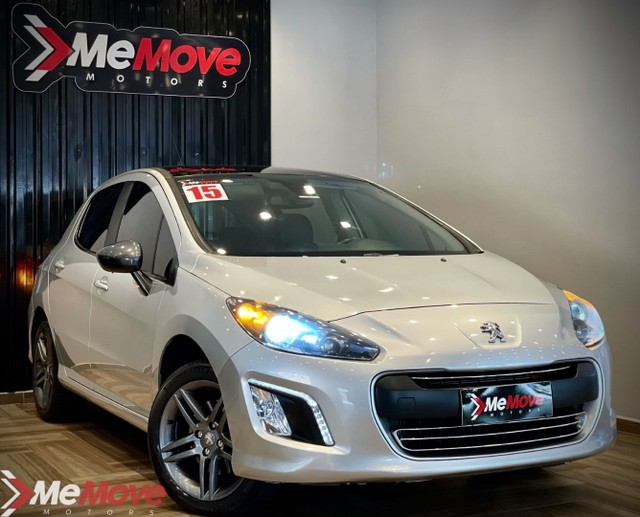 PEUGEOT 308 GRIFFE 1.6 THP 2015  COM TETO SOLAR 