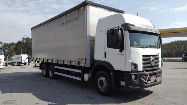 CAMINHÃO TRUCK VW 24.280 NA CARROCERIA SIDER 2019 NO BOLETO