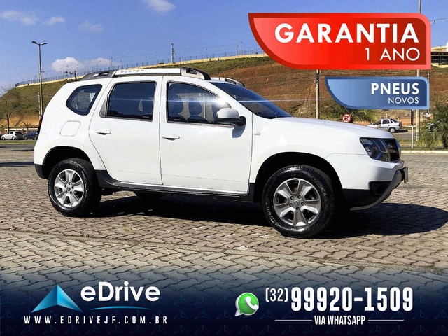 RENAULT DUSTER DYNAMIQUE 1.6 FLEX AUT. 1 ANO DE GARANTIA COM GPS PNEUS NOVOS 2020