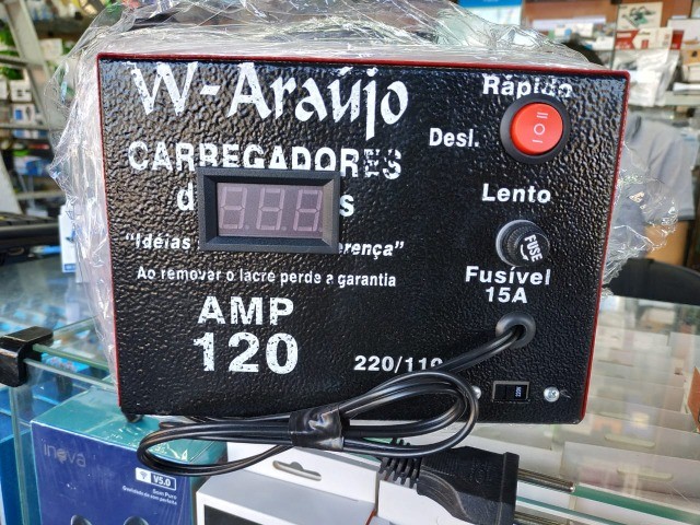 Fonte/Carregador de bateria 120amp Digital (Promoção!!!)