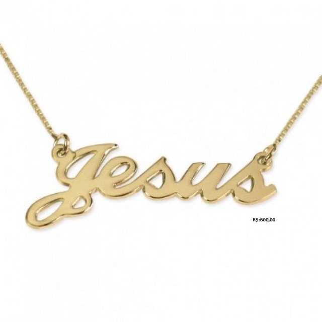 Cordão de ouro 18k, com nome feito a laser, em 10x sem juros - Foto 4