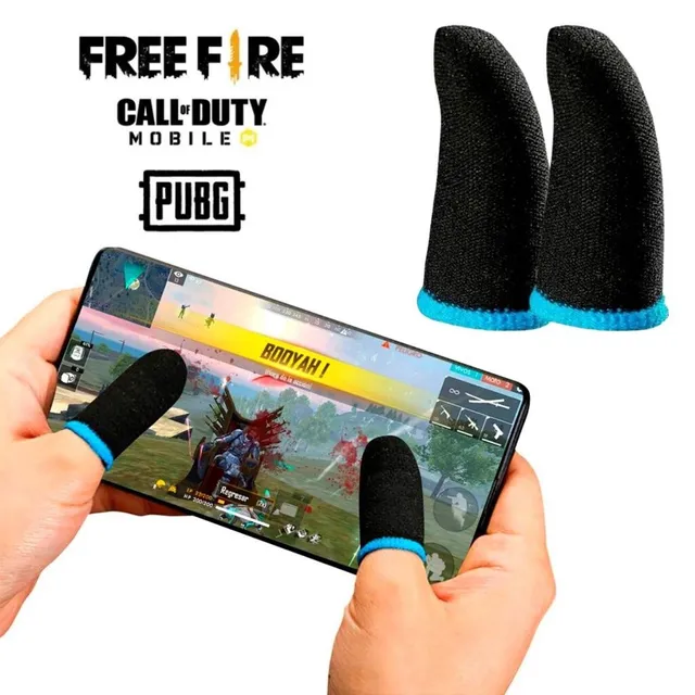 20 Pares Luva Luvinha de Dedo Gamer Anti-Suor Pubg Free Fire