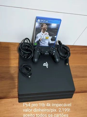 PS4 PRÓ 1TB 4K (SEMI NOVO) 2,099 - Videogames - Bethânia, Ipatinga  1246639238