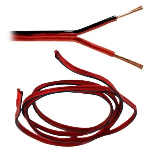 Fio Paralelo bicolor 2x0,75 ou 2x1,00 rolo para som Distribuidor (Jk eletrônicos) - Foto 4