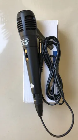 Microfone Com Fio Dinâmico Pra Evento P10 (Novo)