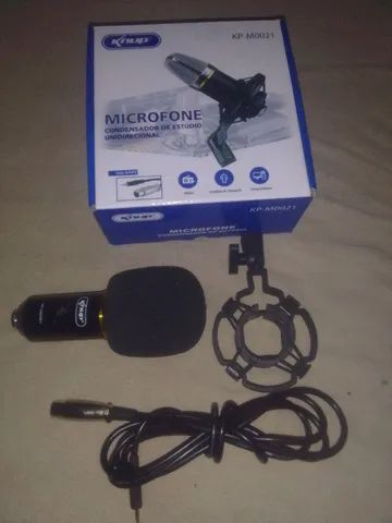 Microfone condensador Knup KPM0021