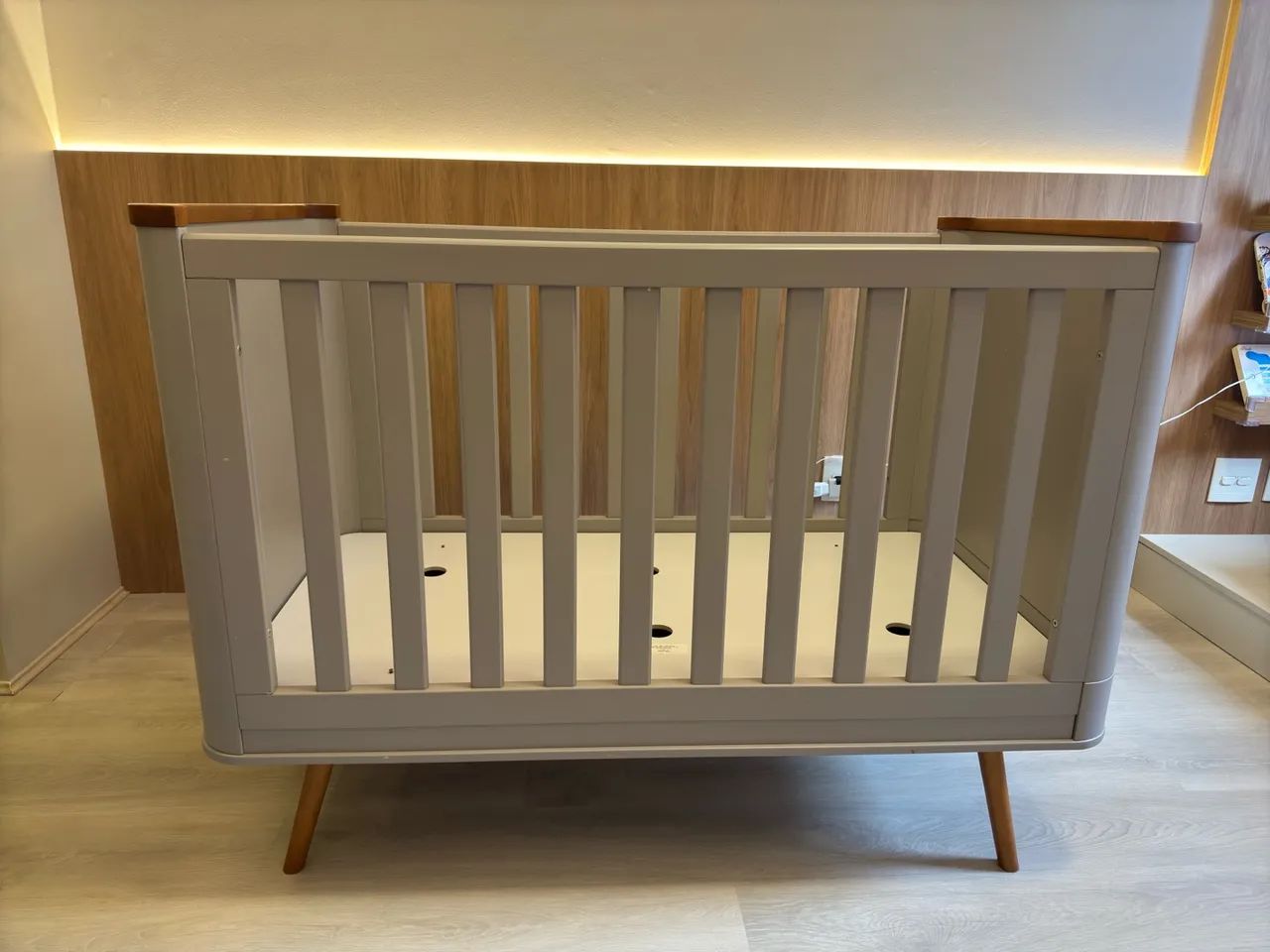 Berço de Bebê Puppi Mobile Confort 2 em 1