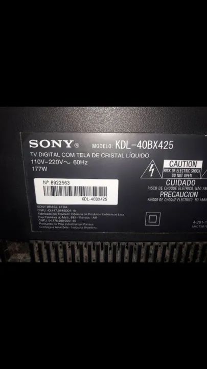Tv LCD 40 polegada com defeito leia  - Foto 2