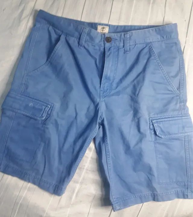 Bermuda Cargo Timberland Azul Tam 42 Importada