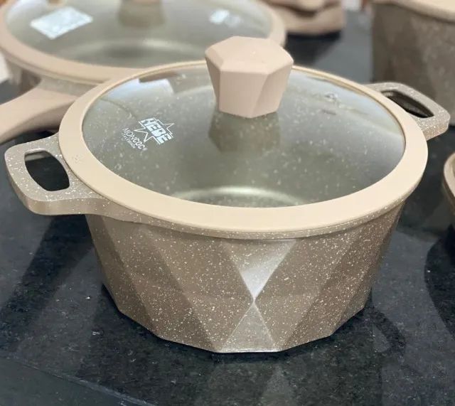 Kit de Panelas Moncoc Série Luxo Ferrara + Faqueiro de Brinde - Foto 2