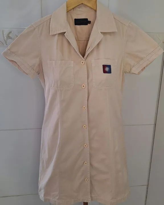 Camiseta Alongada Feminina Jeans Creme Siberian