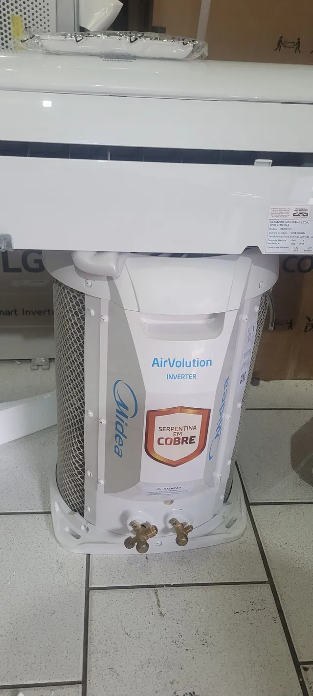 ar condicionado inverter novo 12 mil btus