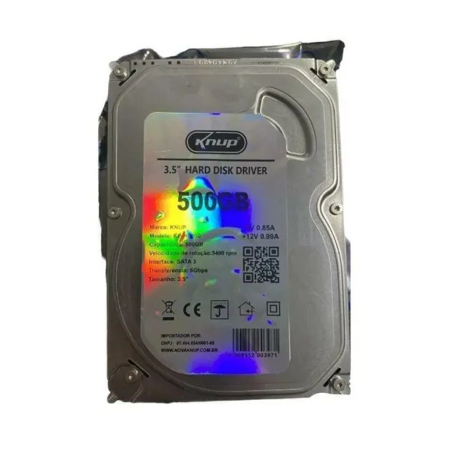 HD 500GB Knup KP-HD830 7200rpm 6Gbps 3.5 Sata III - WZetta