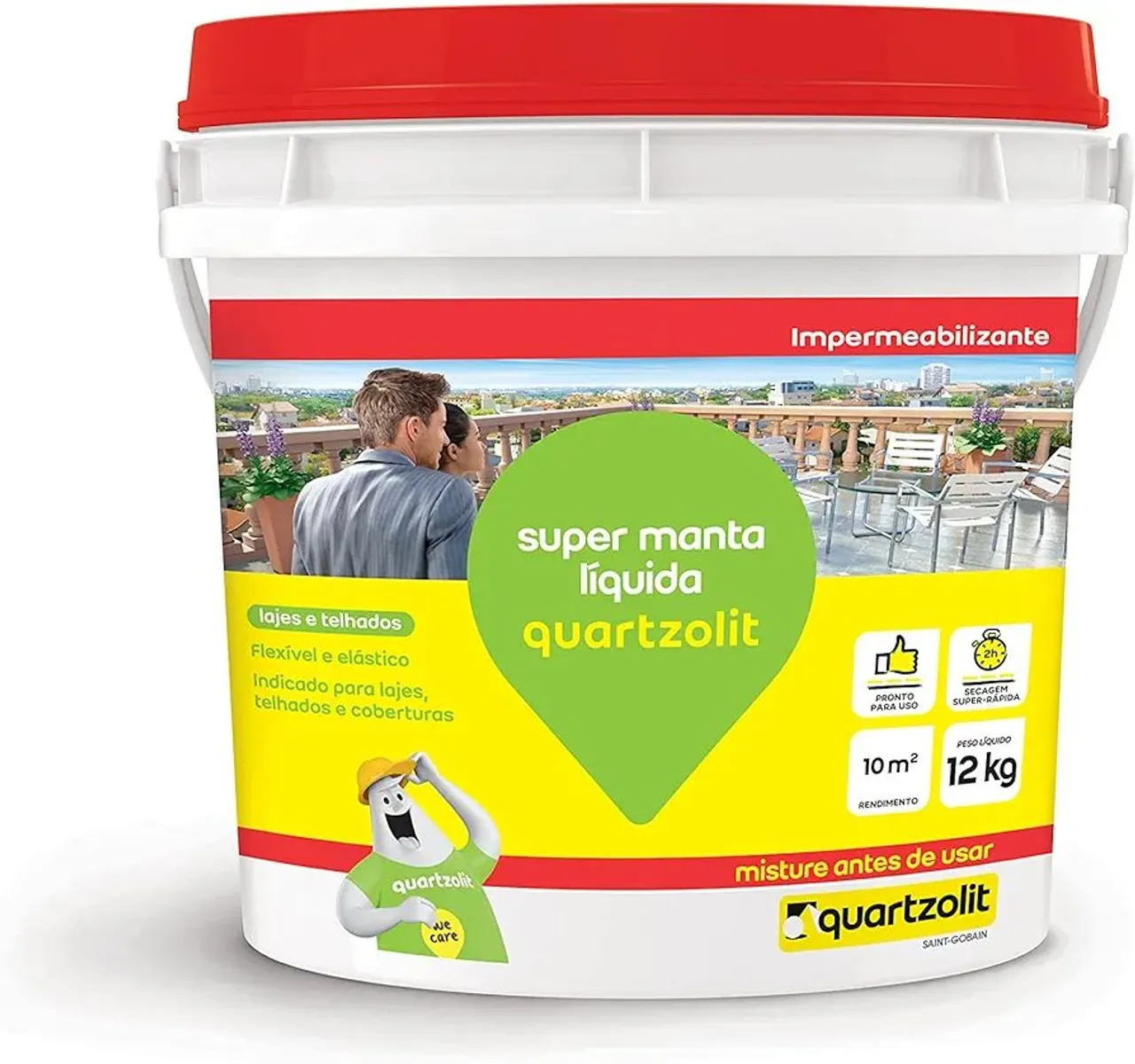 Quartzolit Super manta líquida Branca 12kg 