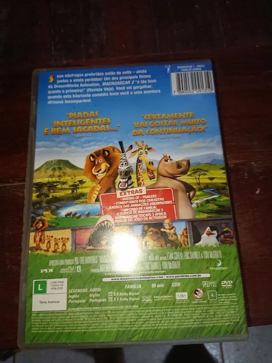 DVD original Madagascar 2 - Foto 2