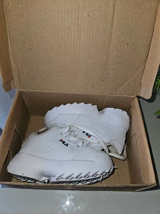 Tênis Fila Infantil Branco