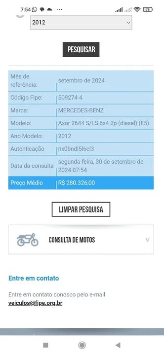 Axor 2644 6x4 2012 teto alto automático  - Foto 15