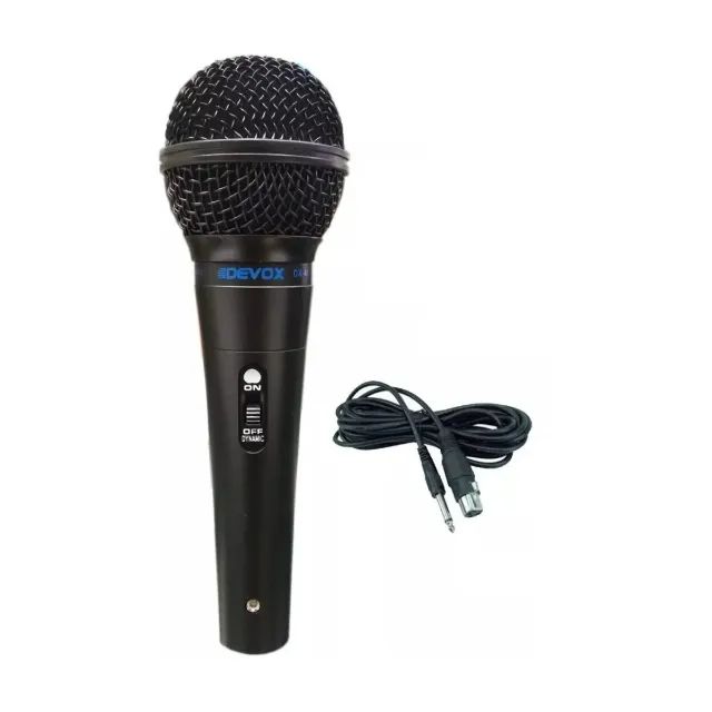 Microfone Dinâmico c/ Fio Devox - Dx-48