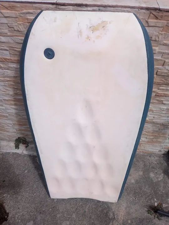 Prancha body board da bz clara com detalhes verde  - Foto 2