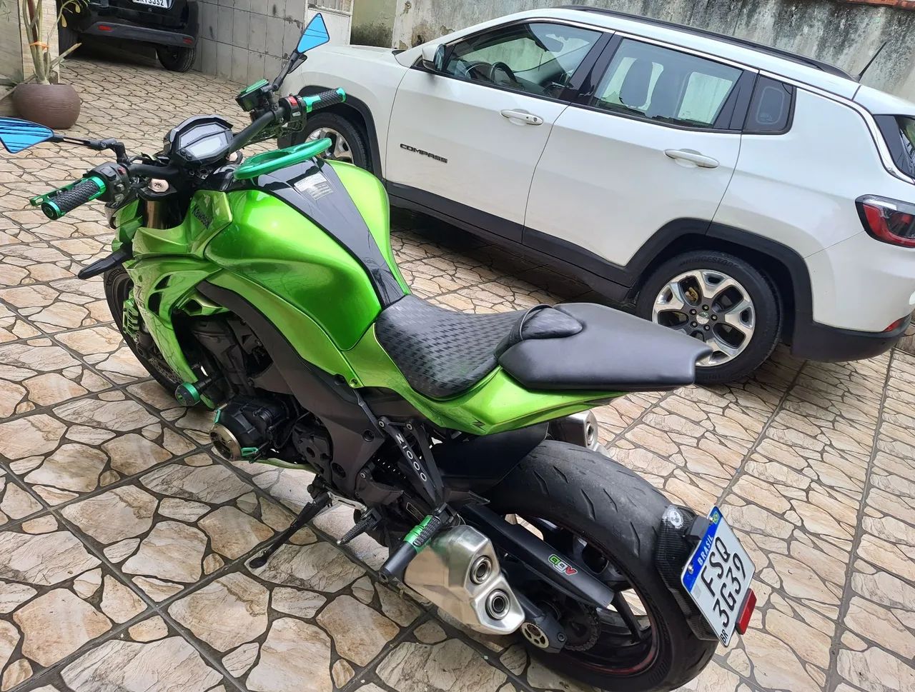 Kawasaki z1000 2015- doc ok - 48 000km - leilao - Foto 14