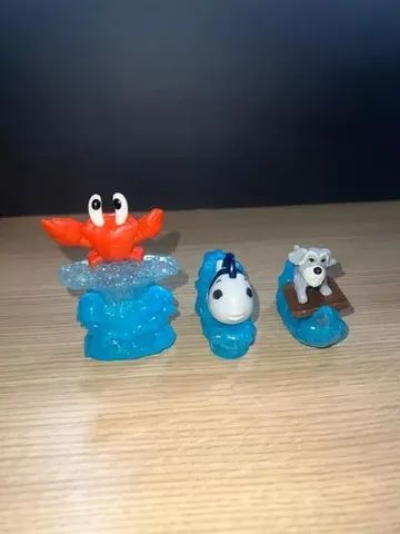 Miniaturas: Coleção Mc Donald's A Pequena Sereia Kit Com 3