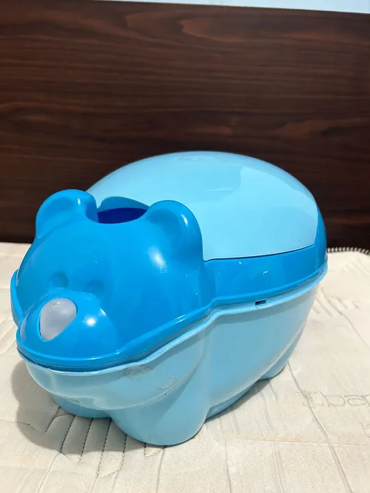 Troninho infantil 3 em 1 azul