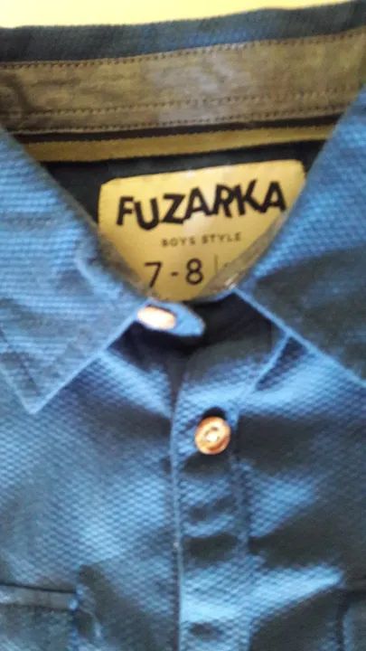 Camisa Infantil Masc. Manga Comprida Fuzarka tam. 7/8 Nova (sem uso) c/etiqueta - Foto 5