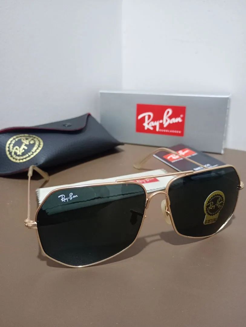 Rayban hexagonal dourado clássico edição 1979