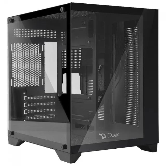 Gabinete Gamer Duex DXJ270-2 BK Black *Sem Fan Led* - Micro-ATX e Mini-ITX- WZetta