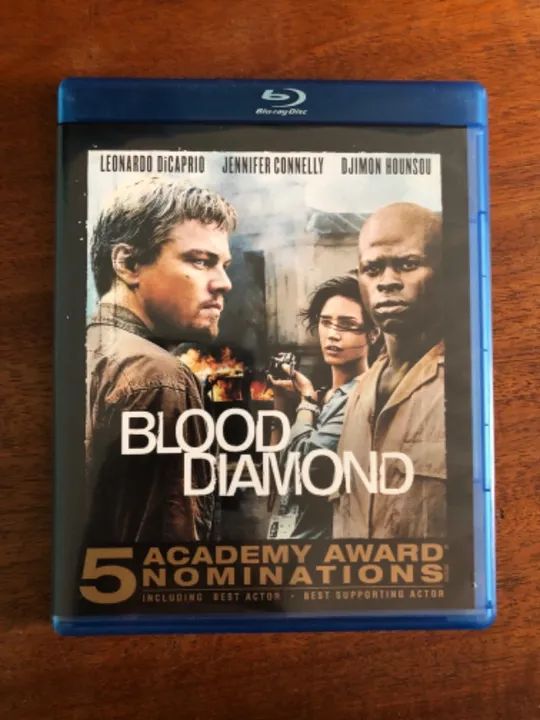 Blu-Ray Diamante de Sangue Importado. Sem legendas em Português