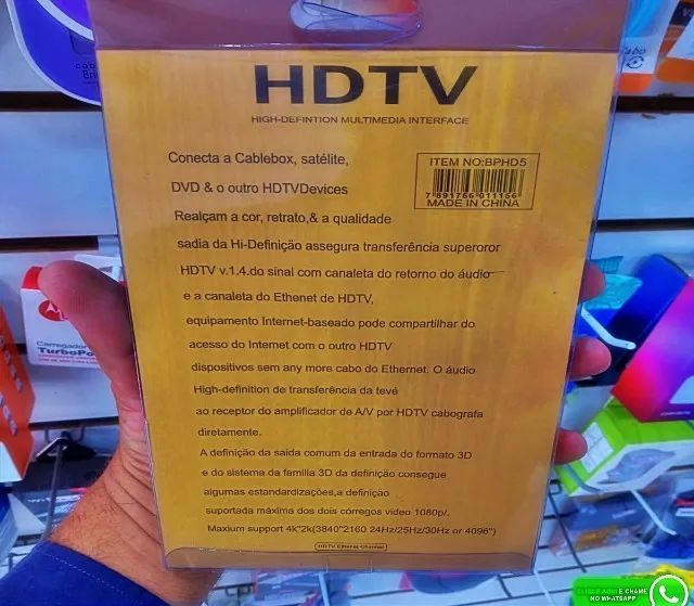 Cabo hdmi x hdmi 5 Metros  - Foto 2