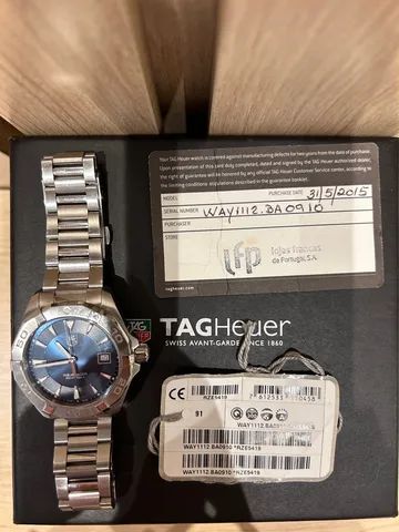 Rel gio Tag Heuer Aquaracer 300m Acess rios Boa Viagem Recife