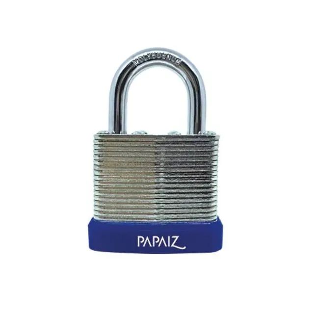 Cadeado de Aço Laminado com Chaves 40mm Alta Proteção - Papaiz