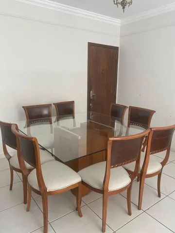 Mesa 8 lugares - Tampo de vidro - Foto 3