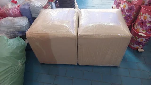 Puff padrão 40x40 pronta entrega  - Foto 4