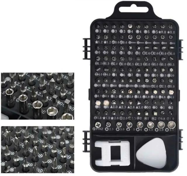 Kit Ferramenta 115 Chaves Precisão Reparo Manutenção Celular Notebook Tablet - Foto 5