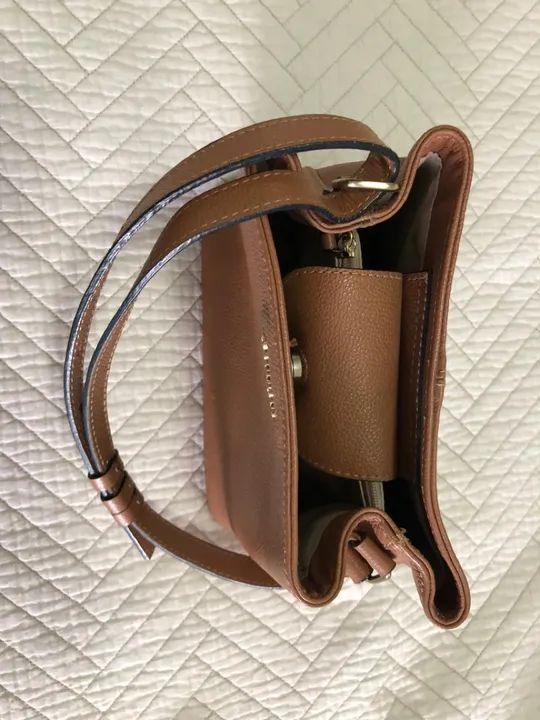 Bolsa de Couro Dumond Caramelo - Foto 3