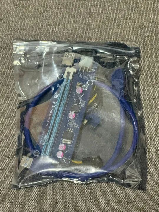 Cabo Riser para Mineração PCI-Express 1X para 16X - Foto 4