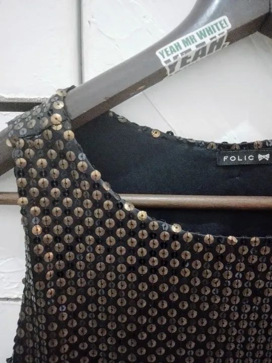Blusa de paetê Folic.   - Foto 4