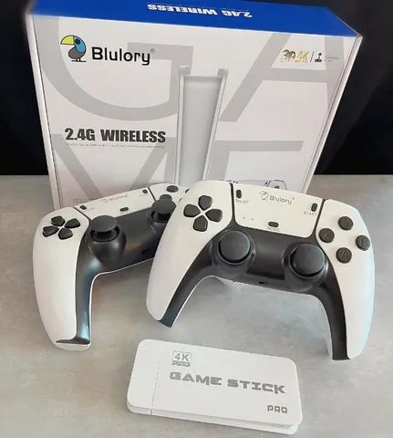 Console Blulory VídeoGame Stick M15 Pro 4K 64GB Com 2 Controles 20.000 mil Jogos - Foto 2