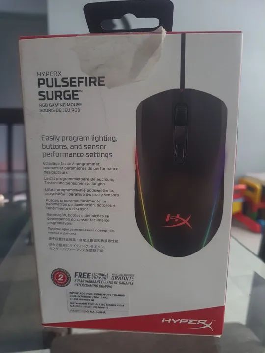 MOUSE GAMER - HYPERX - PULSEFIRE SURGE - 16.000 DPI - Foto 2